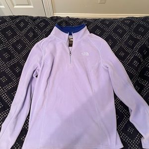 North Face quarter zip fleece nwot